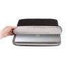 JCPal Nylon business style sleeve for 13-inch MacBook or Laptop - Black