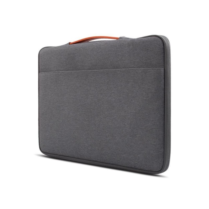 JCPal Nylon business style sleeve for 13-inch MacBook or Laptop - Gray