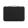 JCPal Nylon business style sleeve for 15-inch MacBook or Laptop - Black