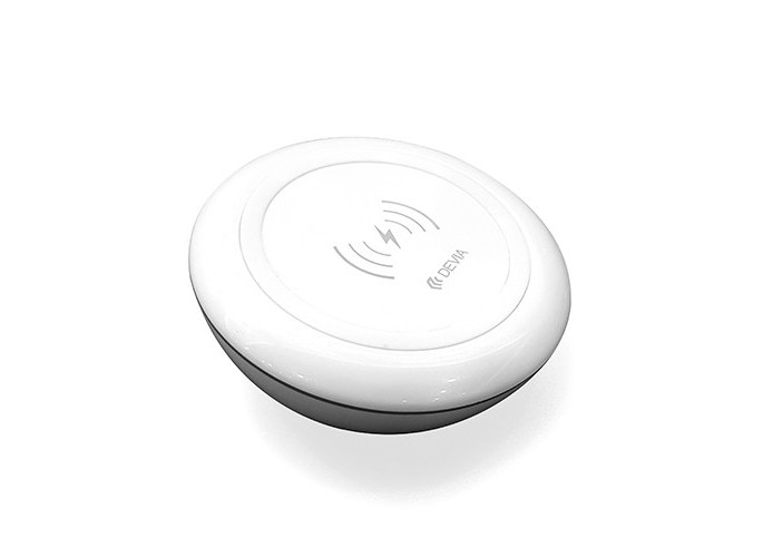 Devia Inductive fast wireless charger Qi Standard - White