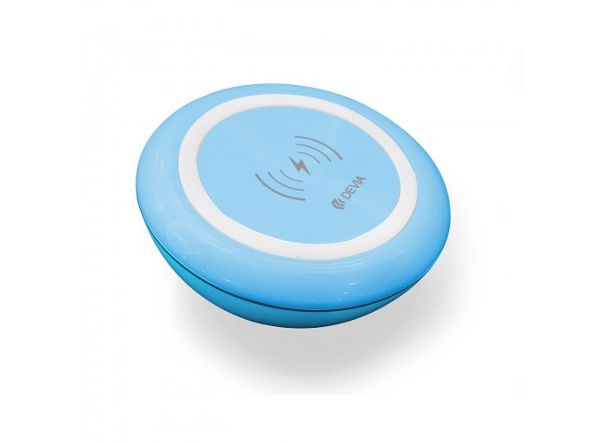 Devia Inductive fast wireless charger Qi Standard - Blue