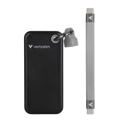 Verbatim Pocket SSD USB 3.2 Gen 2 1TB Black/Grey
