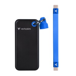 Verbatim Pocket SSD USB 3.2 Gen 2 1TB Black/Blue