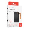 Verbatim Pocket SSD USB 3.2 Gen 2 1TB Black/Orange