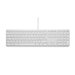 LMP USB numeric Windows Keyboard KB-3421, 110 keys, 2x USB, aluminum, Windows OS, silver - Italian