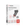 Verbatim Dual QuickStick USB-A/C 3.2 Gen1 256GB