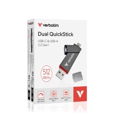 Verbatim Dual QuickStick USB-A/C 3.2 Gen1 512GB