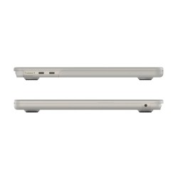 JCPal MacGuard Protective Case for MacBook Pro 13" 2020 & MacBook Pro 13" M2 2022 - Transparent Matte