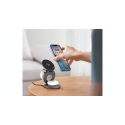LMP Twist 3-in-1, wireless Qi2 charging station for iPhone (15W), AppleWatch (2.5W) & AirPods (5W), Qi2 certified, magnetic charging pads with stand function, foldable, power adapter 30W, US