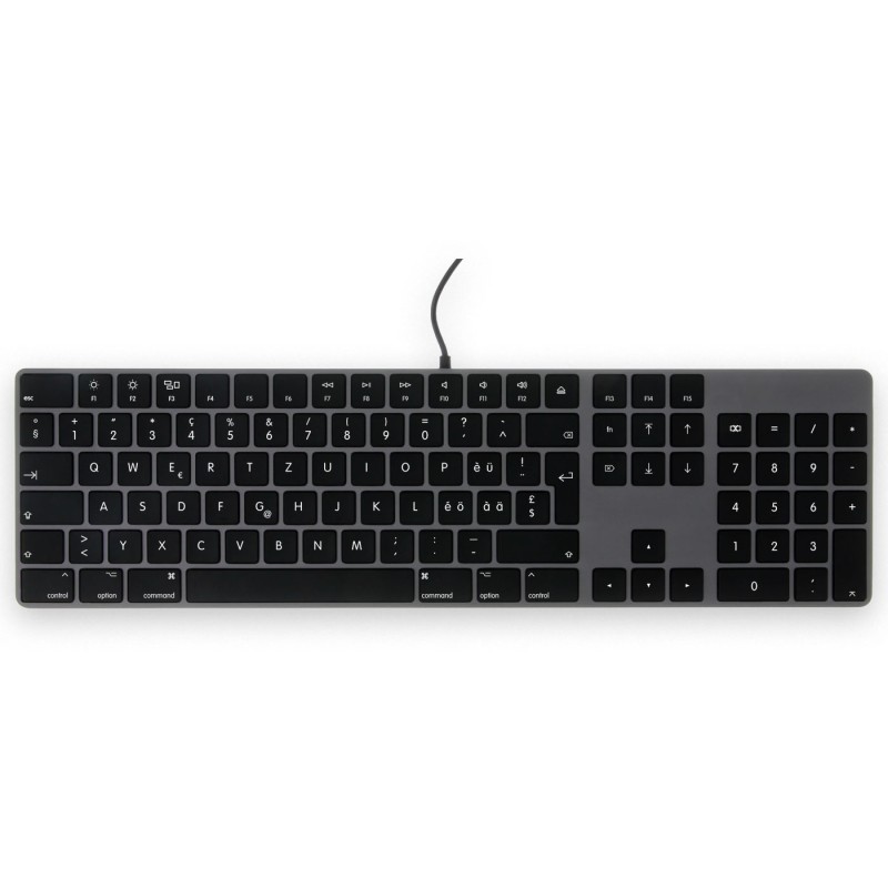 LMP USB-C numeric Keyboard KB-1843, 106 keys, USB-C port, aluminum, Italian (IT) layout, macOS, space gray