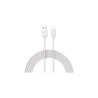 LMP USB-A to USB-C charging and data cable (USB 2.0), Charge & Sync, 36W (AndroidOS) & 7.5W for iOS (iPhone, iPad), up to 480 Mbit/s, for iPhone, iPad, etc., white, 2 m