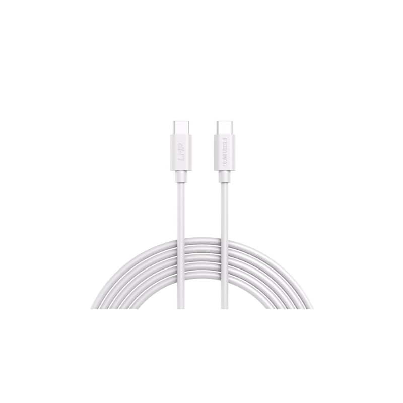 LMP USB-C to USB-C charging and data cable (USB 2.0), Charge & Sync, up to 100W (20V/5A; Power Delivery 3.0), up to 480 Mbit/s, for iPhone, iPad, MacBook Air/Pro, white, 0.5 m