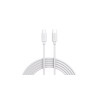LMP USB-C to USB-C charging and data cable (USB 2.0), Charge & Sync, up to 100W (20V/5A; Power Delivery 3.0), up to 480 Mbit/s, for iPhone, iPad, MacBook Air/Pro, white, 0.5 m