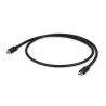 LMP Thunderbolt 5 (USB-C) Cable, passive, 80 Gbps (bi-dir.) up to 120 Gbps (with Bandwidth Boost), compatible with Thunderbolt 3/4 & USB4, DP 2.1, USB 3.2 Gen 1&2, 6K, PD 3.1, black, 0.8 m