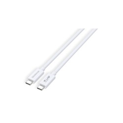 LMP USB-C (m) to USB-C (m) cable, Gen 2 (USB4/20G), 20V 3A/60W, DP Altmode (8K), with e-marker, 3 m, white