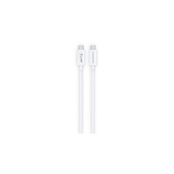 LMP USB-C (m) to USB-C (m) cable, Gen 2 (USB4/20G), 20V 3A/60W, DP Altmode (8K), with e-marker, 3 m, white