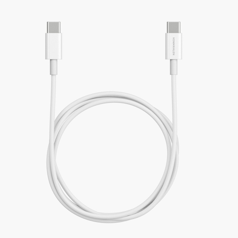 Vonmählen USB-C to USB-C Cable 60W / 1m - White
