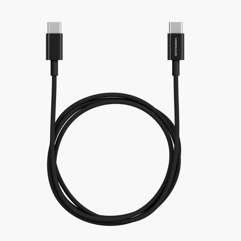 Vonmählen USB-C to USB-C Cable 60W / 1m - Black