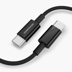 Vonmählen USB-C to USB-C Cable 60W / 1m - Black