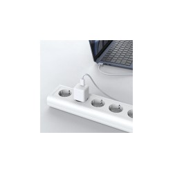LMP USB-C GaN Power Adapter 30W, QC 3.0 & PD, for all iPhone, iPad and other USB-C devices, variable charging power (max. 30W), white