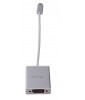 LMP USB-C to VGA adapter, USB-C 3.1 to VGA, aluminum housing, silver