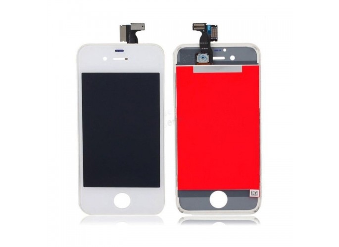 Renov8 Display LCD + Touch Screen + Frame for iPhone 4 - White (brand new LG display)