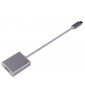 LMP USB-C to HDMI 2.0 adapter, USB-C 3.1 to HDMI 2.0, aluminum housing, silver