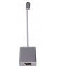LMP USB-C to HDMI 2.0 adapter, USB-C 3.1 to HDMI 2.0, aluminum housing, silver