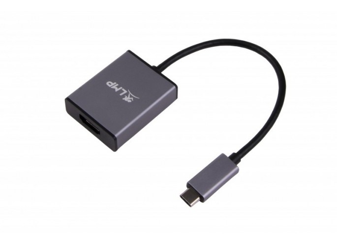 LMP USB-C to HDMI 2.0 adapter, USB-C 3.1 to HDMI 2.0, aluminum housing, space gray