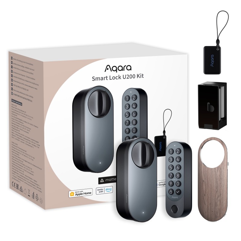 Aqara Kit Smart Lock U200 (hors ligne) - Noir