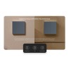 Aqara Smart Wall Switch H1 EU (No Neutral, Double Rocker) - Gray