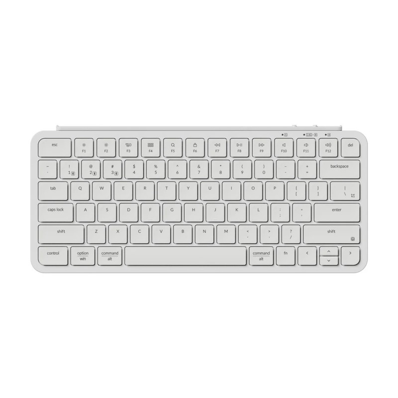 Keychron B1 Pro Wireless Keyboard ISO Layout Italian - Ivory White (ABS Silk Screen Printing Keycaps)