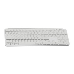 Keychron B6 Pro Wireless Keyboard ISO Layout Italian - Ivory White (ABS Silk Screen Printing Keycaps)