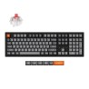 Keychron K10 Max Swappable RGB Backlight Red Switch ISO Layout Italian - Black (Cherry PBT Dye-Sublimation Keycaps)