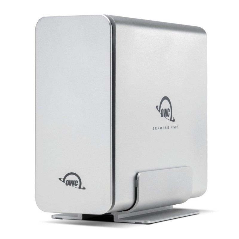 OWC Express 4M2 Four-Slot USB4 (40Gb/s) External Storage Enclosure for NVMe M.2 2230 / 2242 / 2280 SSDs with SoftRAID