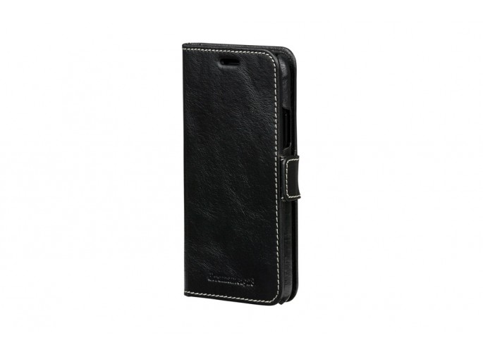 dbramante1928 Bernstorff - Custodia a portafoglio con aggancio magnetico per iPhone XS/X - Nera