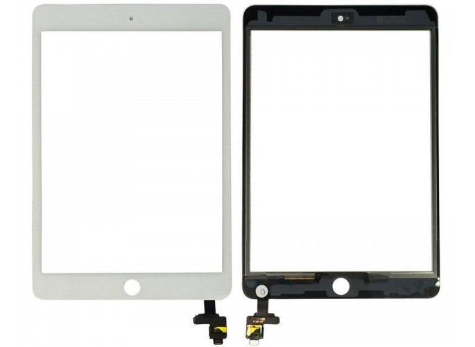 Renov8 Touch Screen for iPad Mini 3 with IC connector - White (A1599 A1600)