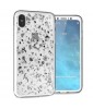 i-Paint Glitter Flakes Case for iPhone XS/X - Silver