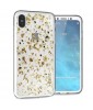 i-Paint Glitter Flakes Case for iPhone XS/X - Gold