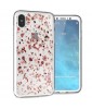 i-Paint Glitter Flakes Case for iPhone XS/X - Pink