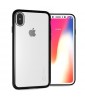 i-Paint Enveloping Transparent Case for iPhone XS/X - Black