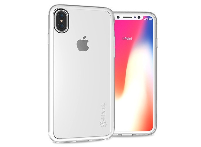 i-Paint Enveloping Transparent Case for iPhone XS/X - Matte