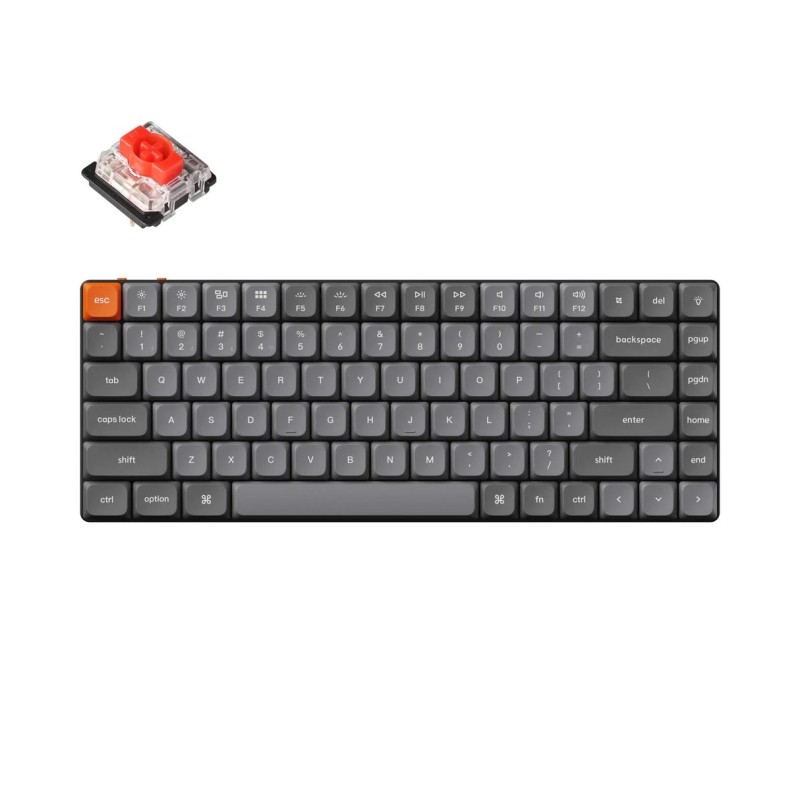 Keychron K3 Max Swappable Gateron RGB Backlight Red Switch ISO Layout Italian (LSA PBT Dye-sublimation Keycaps)