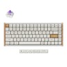 Keychron K2 HE Swappable RGB Backlight Aluminum Nebula Switch ISO Layout Italian - White (Special Edition) (Cherry PBT Dye-Sublimation Keycaps)