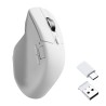 Keychron M6 Wireless Mouse 1000 Hz Polling Rate Ultra Silent Micro Switch and Metal Scroll Wheel - White