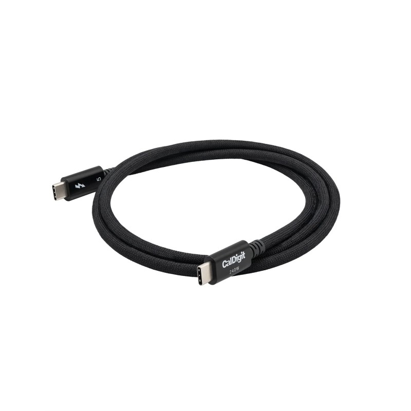 CalDigit Thunderbolt 5 (USB-C) Pro Câble tressé 0,5 m - Noir