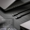 CalDigit Thunderbolt 5 (USB-C) Pro Câble tressé 0,5 m - Noir