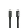 CalDigit Thunderbolt 5 (USB-C) Pro Kabel 1,0 m Geflochten - Schwarz