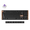 Keychron K8 HE Interruptor RGB Retroiluminado Intercambiável Nebulosa de alumínio Layout ISO Italiano - Preto (Edição Especial) (capacitores PBT)