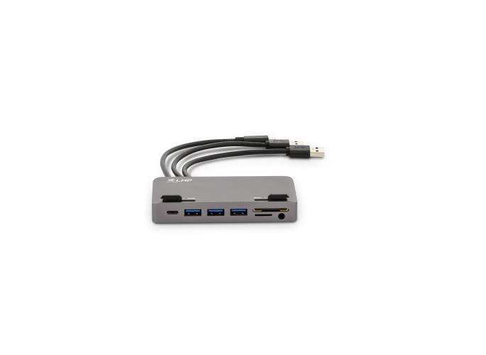 LMP USB-C Attach Dock Pro 4K 10 Port for iMac, space gray  *New
